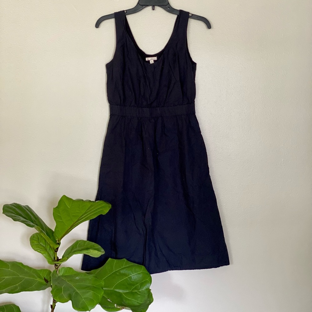 Navy Blue J Crew Midi Dress